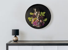 Load image into Gallery viewer, Black flower cast table/wall art