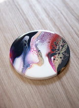 Load image into Gallery viewer, Red, dark blue, and gold coasters