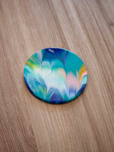 Load image into Gallery viewer, Blue peacock coasters