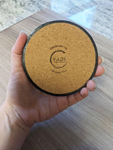 Load image into Gallery viewer, Red, dark blue, and gold coasters