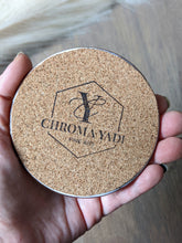 Load image into Gallery viewer, Rust orange alcohol ink coasters