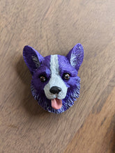 Load image into Gallery viewer, Purple corgi magnet