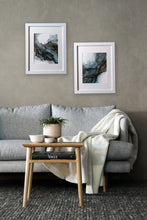Load image into Gallery viewer, Blue textured alcohol ink original artwork