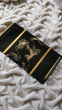 Load and play video in Gallery viewer, Black and gold elegant serving tray
