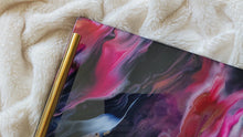 Load and play video in Gallery viewer, Pink, navy blue, and red elegant serving tray
