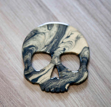 Load image into Gallery viewer, Metallic skull coasters (multiple color options)
