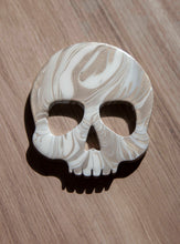 Load image into Gallery viewer, Metallic skull coasters (multiple color options)
