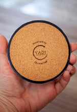 Load image into Gallery viewer, Blue and salmon coasters
