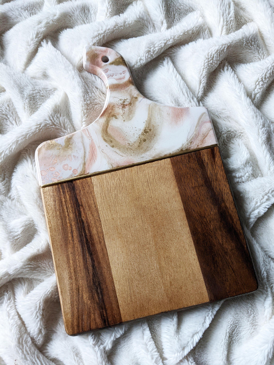 Rose gold charcuterie board