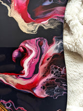 Load image into Gallery viewer, Dark blue, red, pink and gold charcuterie board
