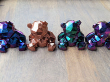 Load image into Gallery viewer, Geometric bear resin figurine (multiple color options)
