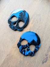 Load image into Gallery viewer, Metallic skull coasters (multiple color options)
