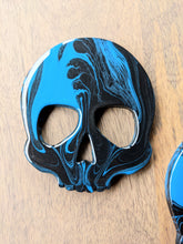 Load image into Gallery viewer, Metallic skull coasters (multiple color options)

