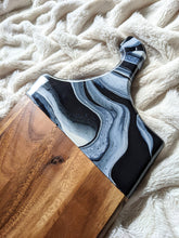Load image into Gallery viewer, Dark blue and white charcuterie board
