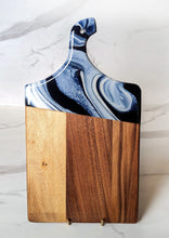 Load image into Gallery viewer, Dark blue and white charcuterie board
