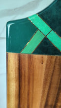 Load and play video in Gallery viewer, Geometric green charcuterie board
