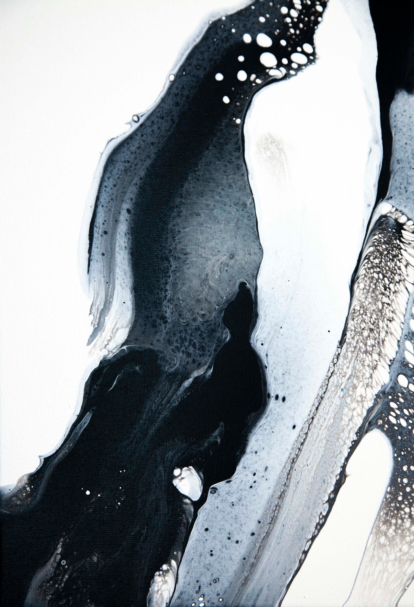 Spores Original Art by Me, White Gel Pen & Matte Black Acrylic Paint on Black  Paper : r/SurrealismArt