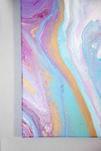 Load image into Gallery viewer, Abstract acrylic pour painting
