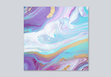 Load image into Gallery viewer, Abstract acrylic pour painting
